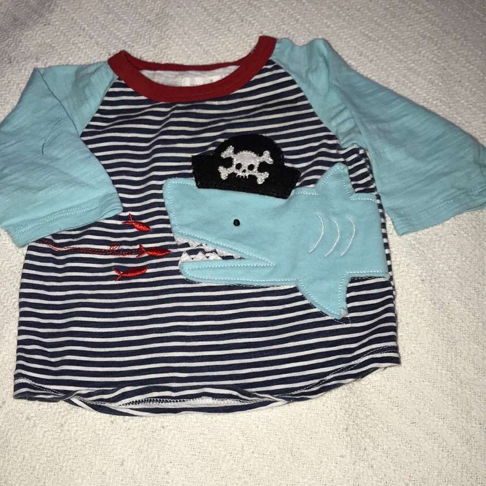Mud pie shark shirt